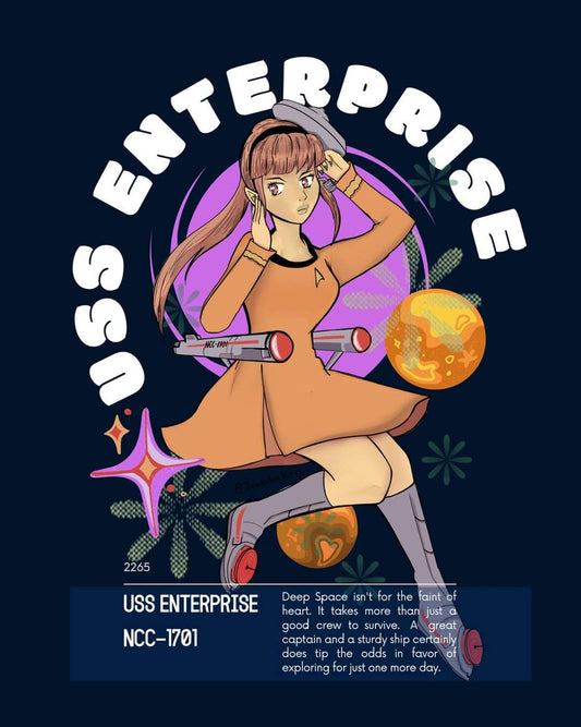 USS ENTERPRISE, Ship Gal Poster