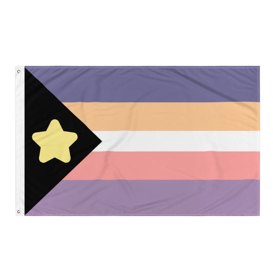 Demi Nonbinary Sapphic Flag Version 1