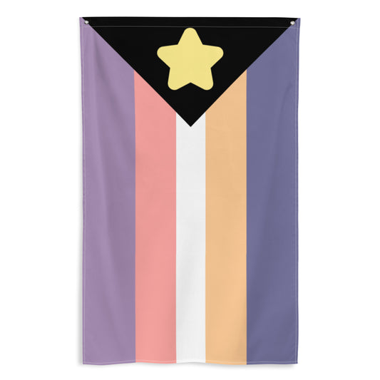 Demi Nonbinary Sapphic Flag Version 2