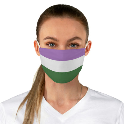 Genderqueer Pride Fabric Face Mask
