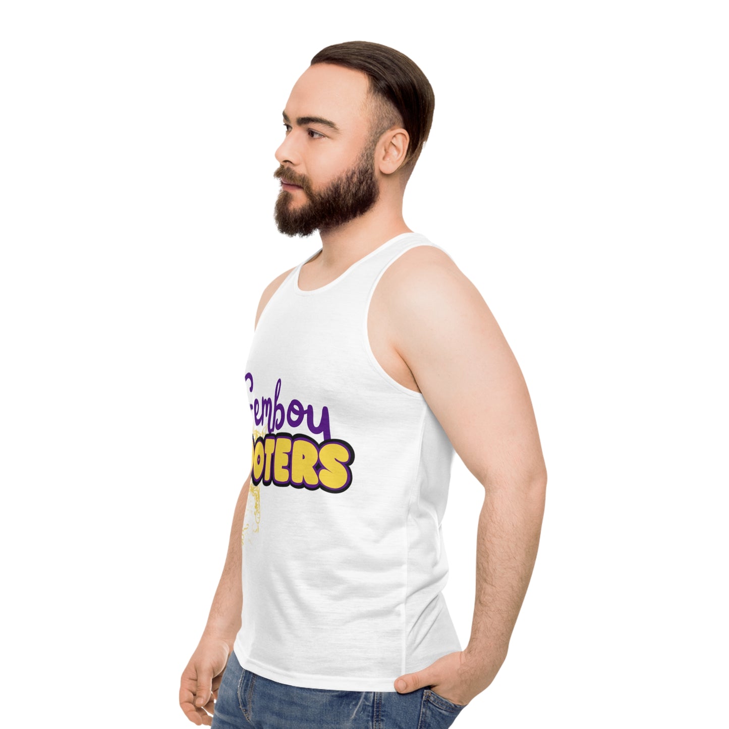 Femboy Hooters Tank: Intersex Pride version