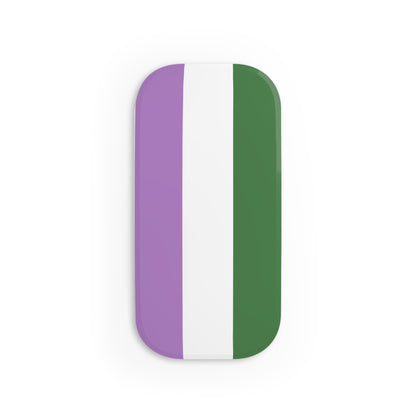 Genderqueer Pride Phone Click-On Grip