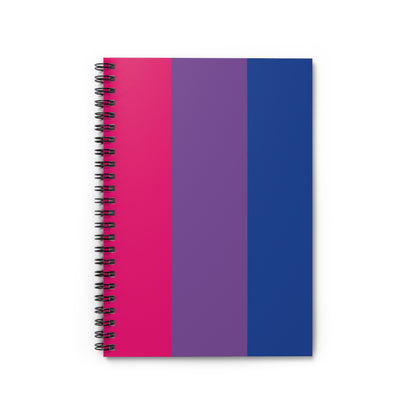 Bi Pride Spiral Notebook - Ruled Line