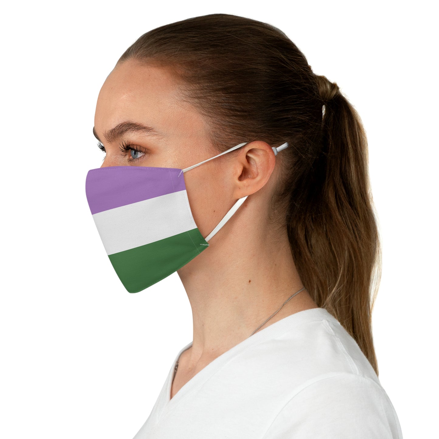 Genderqueer Pride Fabric Face Mask