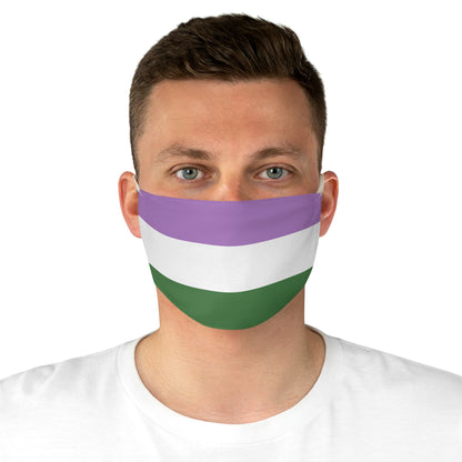 Genderqueer Pride Fabric Face Mask