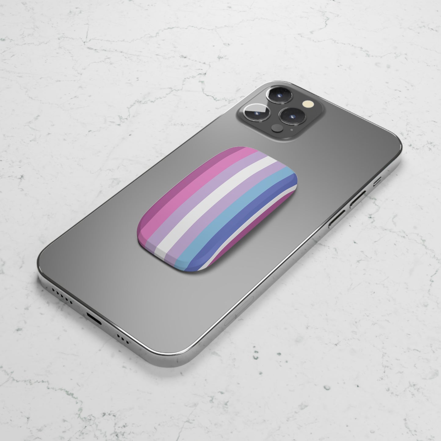 Bigender Pride Phone Click-On Grip