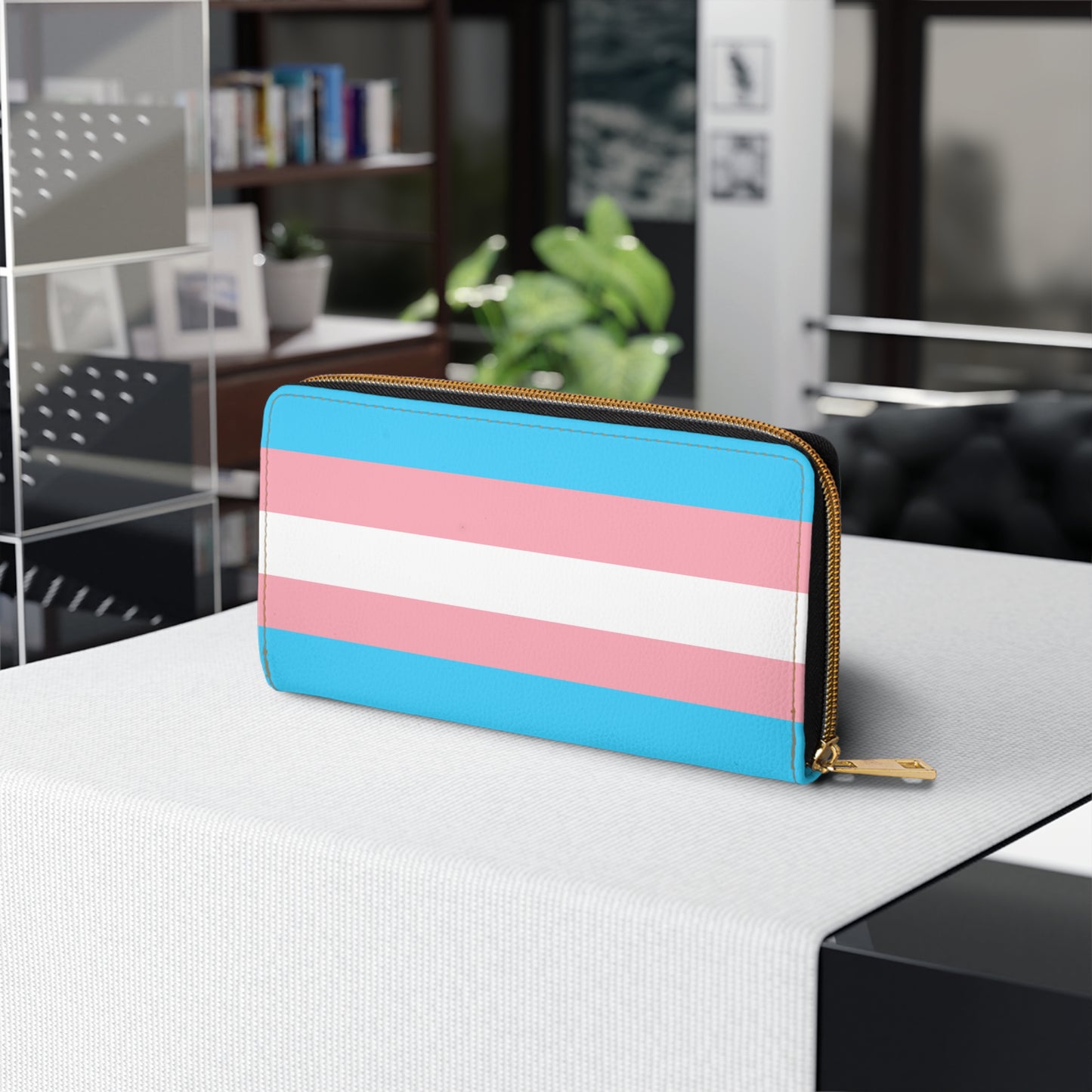 Trans Pride Zipper Wallet
