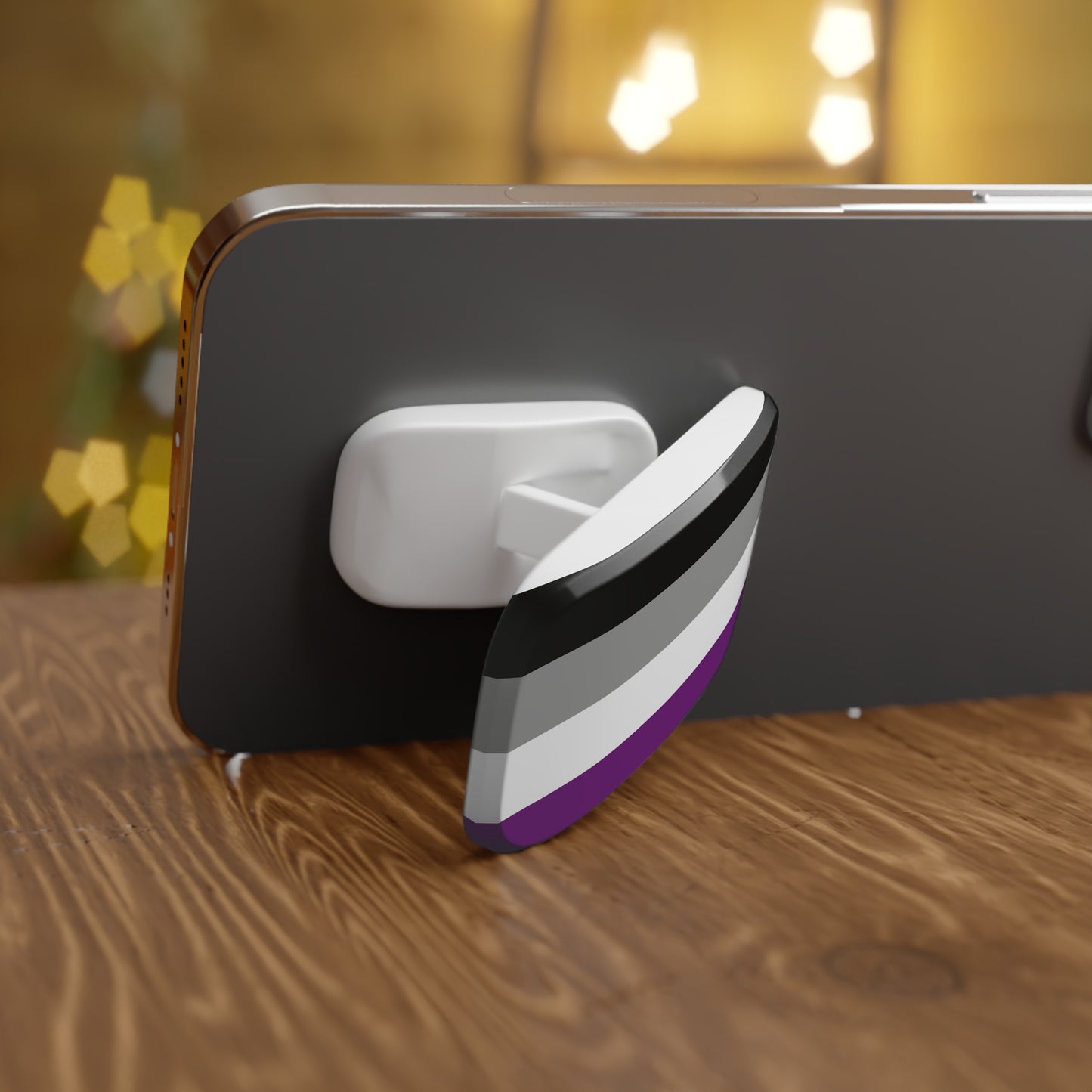 Asexual Pride Phone Click-On Grip