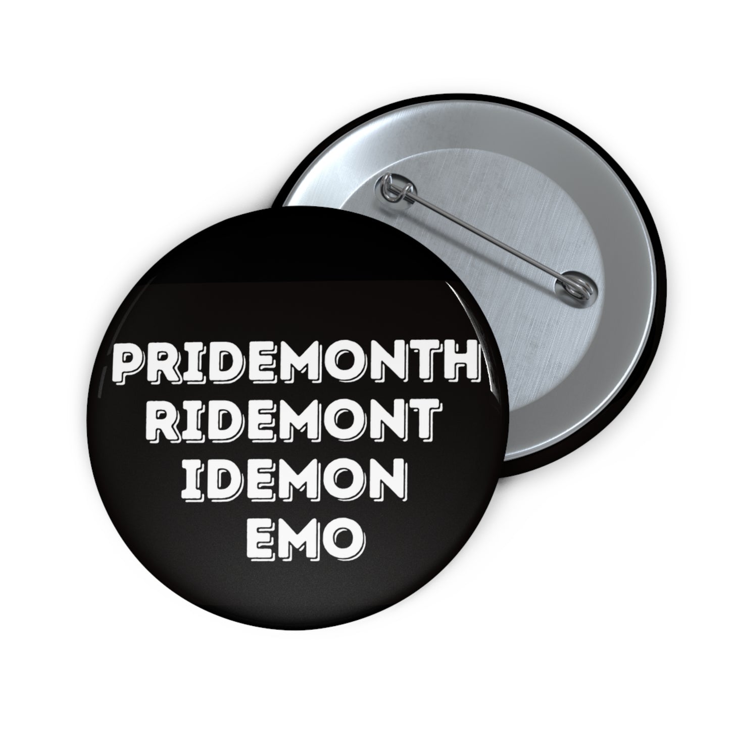 Emo Pridemonth Pin Buttons