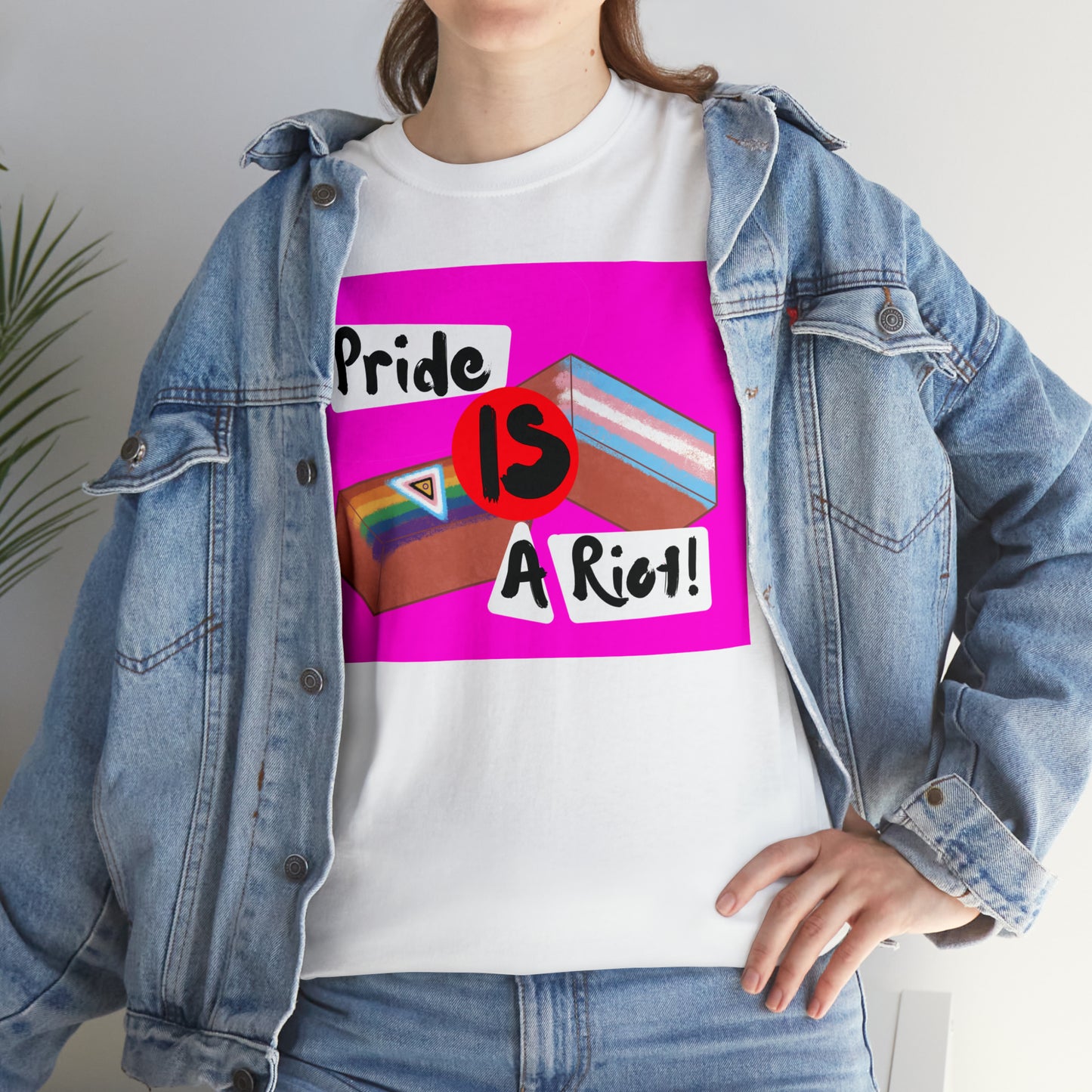 Pride IS a Riot: Unisex Heavy Cotton Tee
