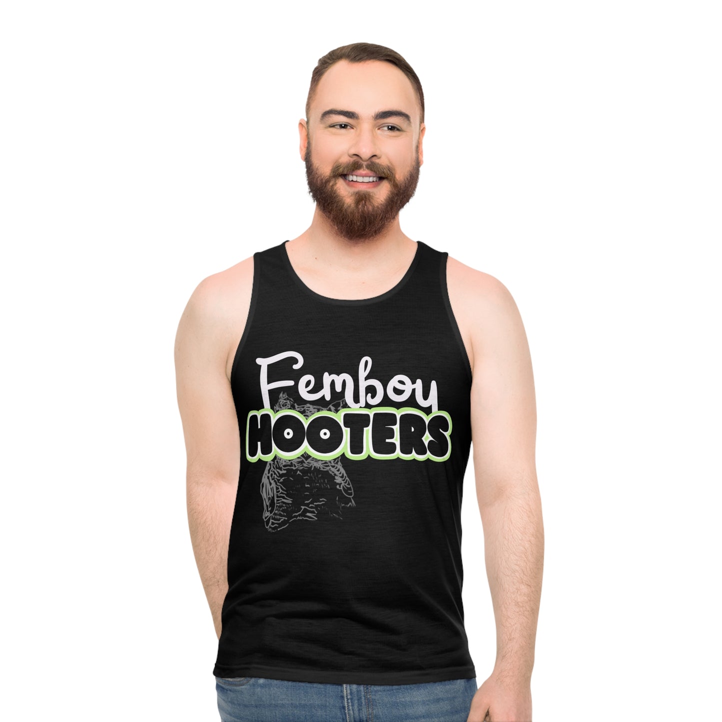 Femboy Hooters Tank Top: Agender