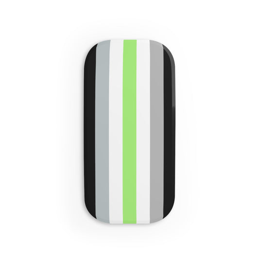 Agender Pride Phone Click-On Grip