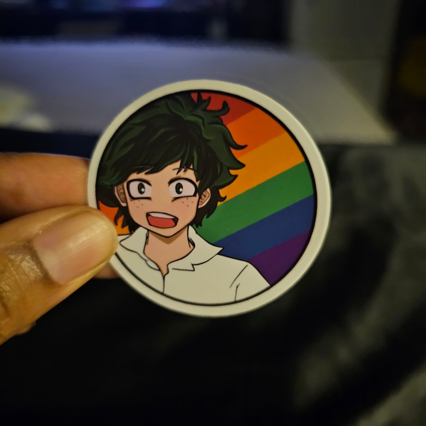 "Deku for All" Pride Stickers