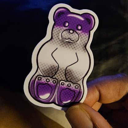 Pride Gummy Bears: Stickers