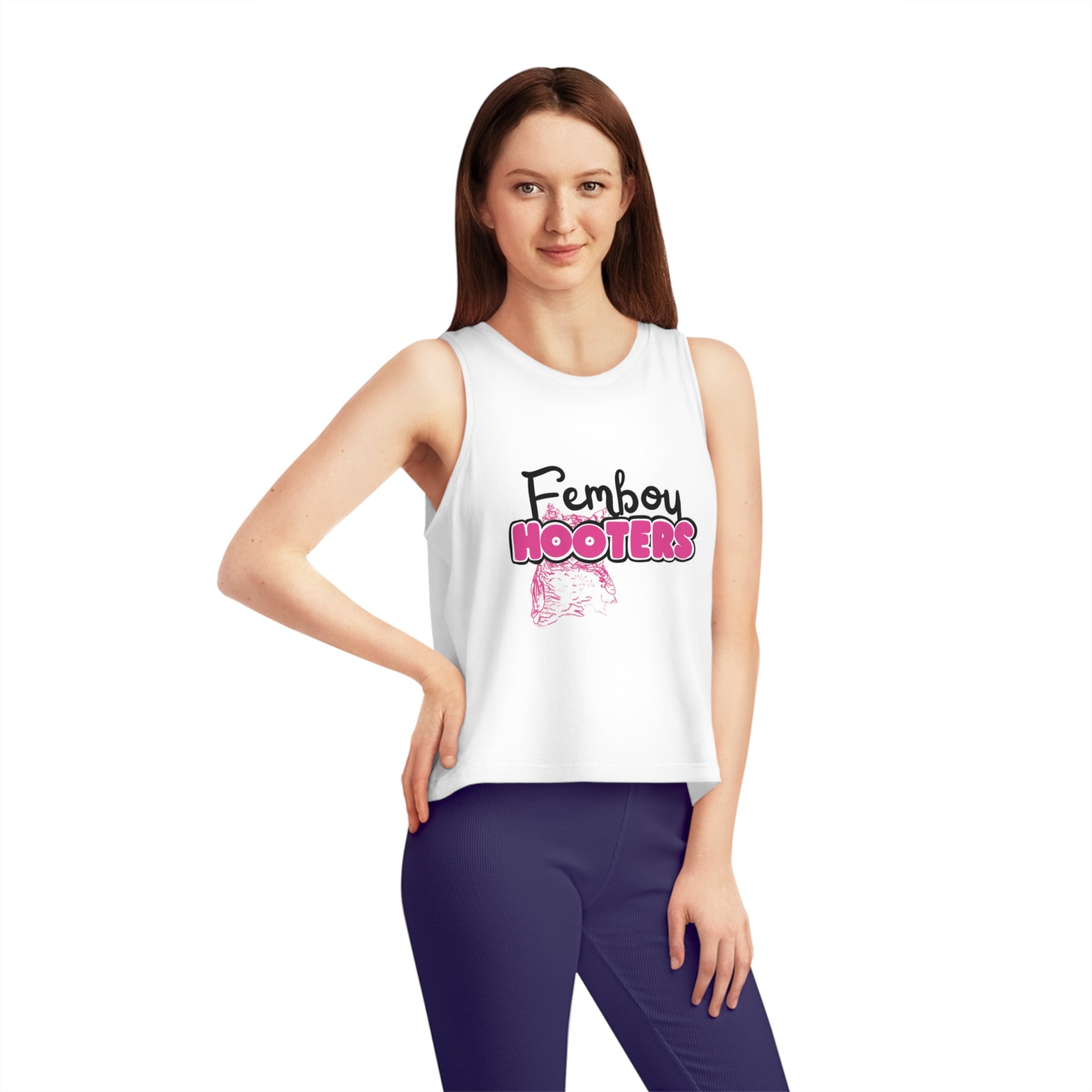 Femboy Hooters Crop Tank – PurrfectlyFluid