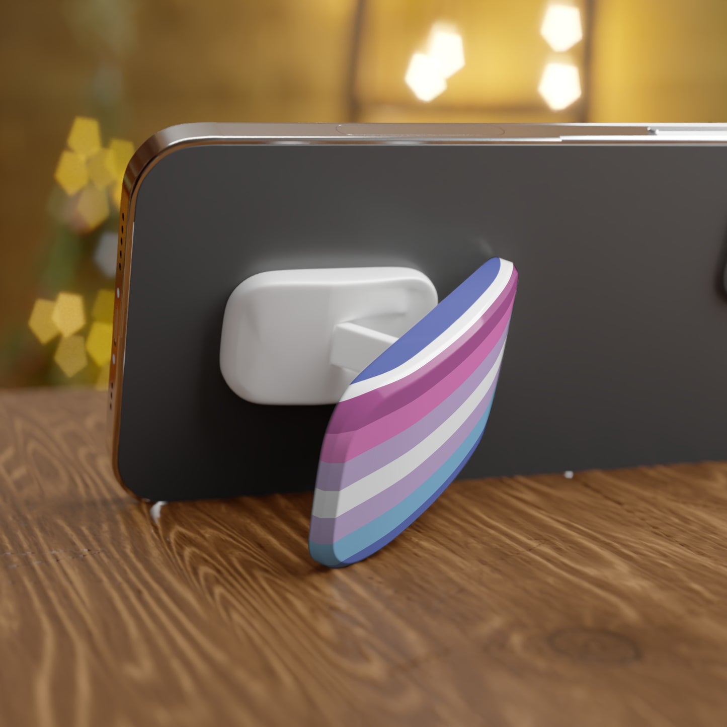 Bigender Pride Phone Click-On Grip