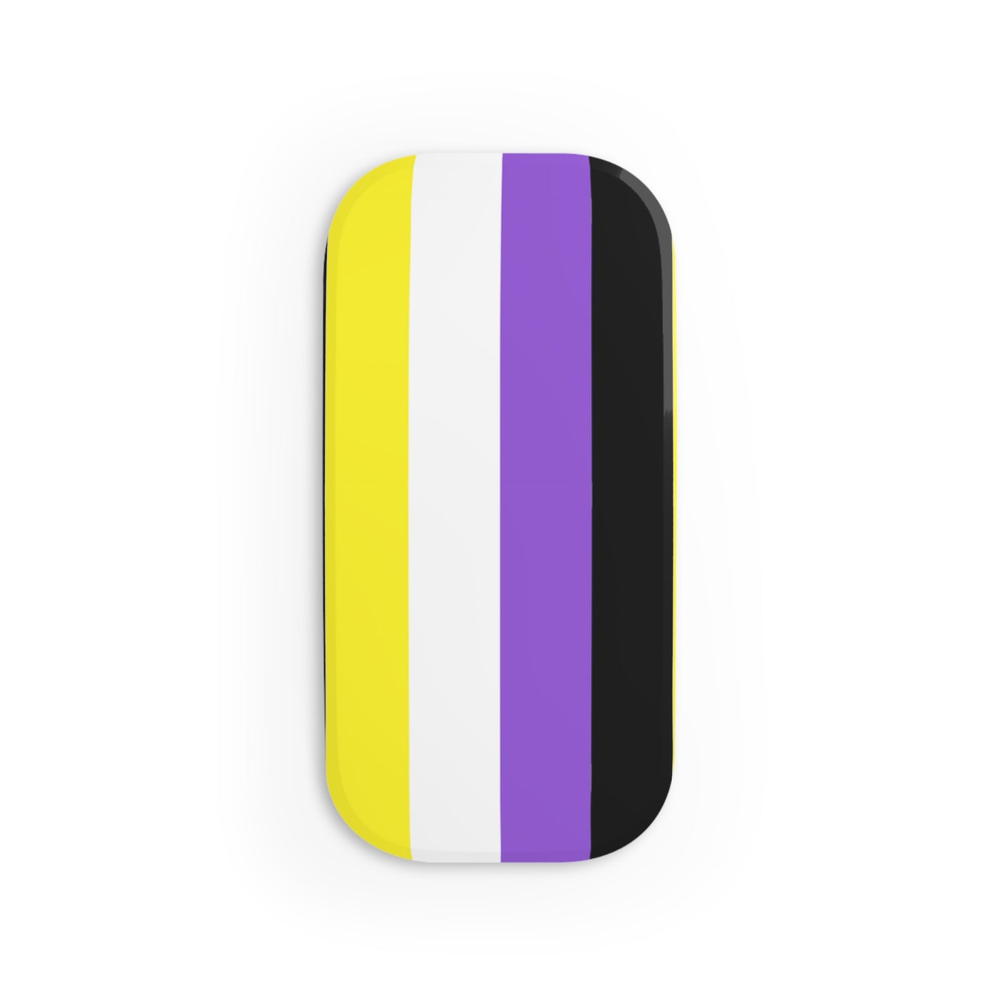 Nonbinary Pride Phone Click-On Grip