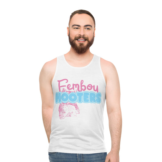 Femboy Hooters Tank Top: Transmasc ver. 1