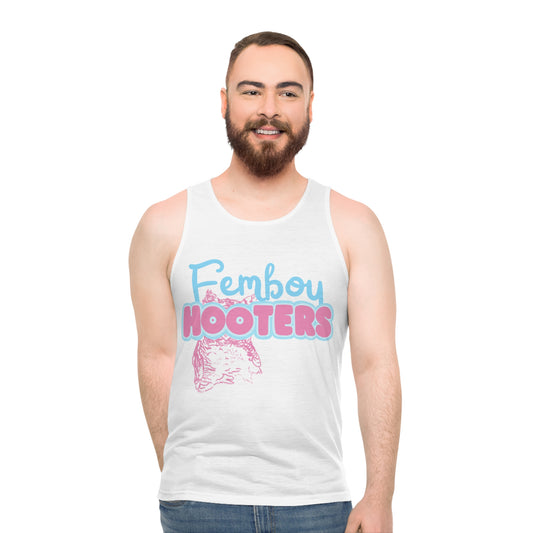 Femboy Hooters Tank Top: Transmasc ver. 2