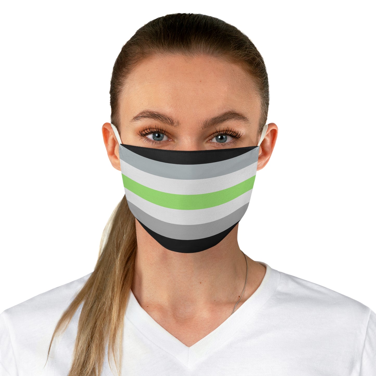 Agender Pride Fabric Face Mask