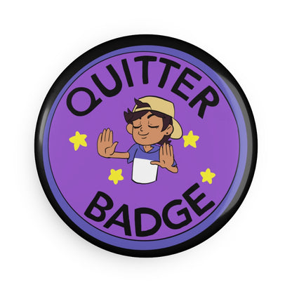 Quitter Badge: Magnet