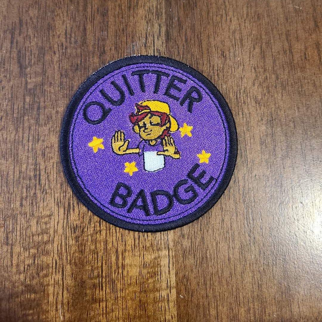 Quitter Badge