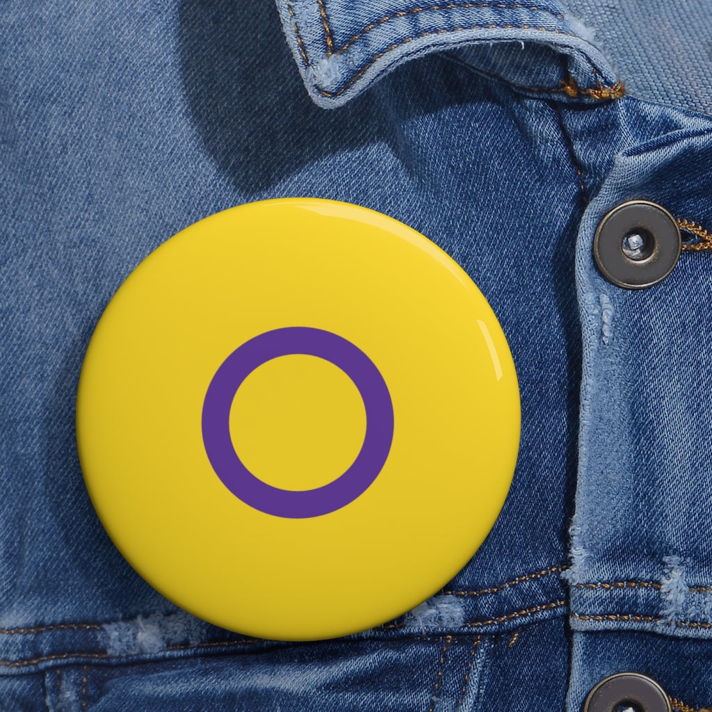 Intersex Pride Pin Buttons